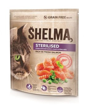 SHELMA gran.kočka 750g steril.losos
